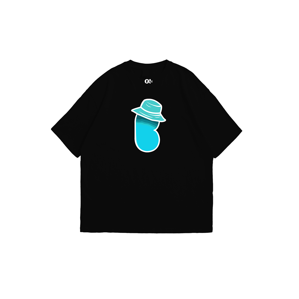 Broskie Classic graphic T-shirt | Cyan back design | Broskie x Chommie