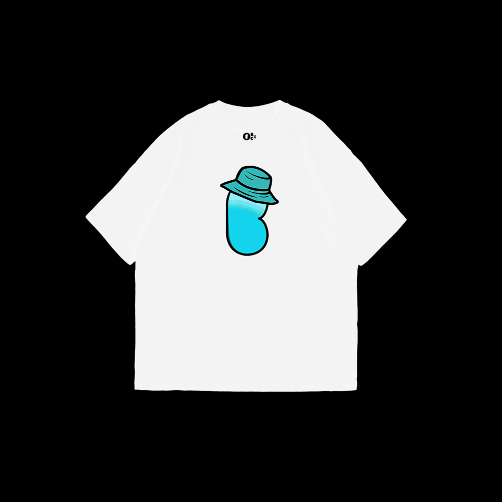 Broskie Classic graphic T-shirt | Cyan back design | Broskie x Chommie